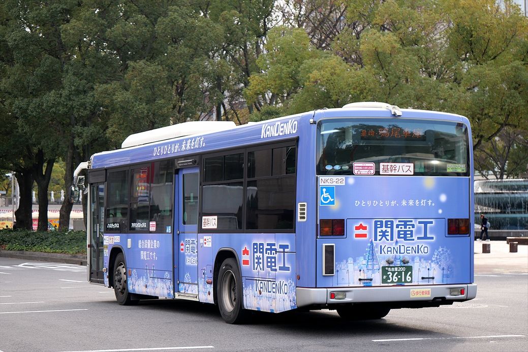 関電工（名古屋市バス）NKS-22 : ad-car's ラッピングデス
