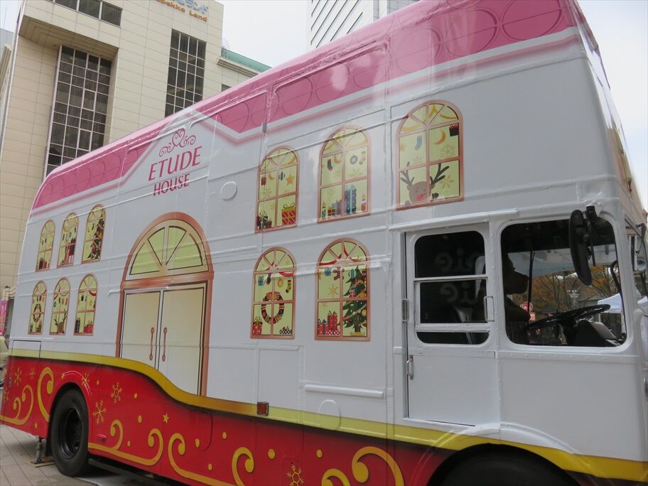 Etude House ロンドンバス Ad Car S ラッピングデス