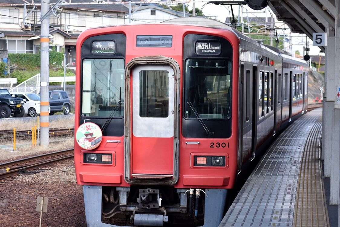 天空10周年 こうや花鉄道hm 南海電車 Ad Car S ラッピングデス 天空10周年 こうや花鉄道hm 南海電車 Ad Car S ラッピングデス
