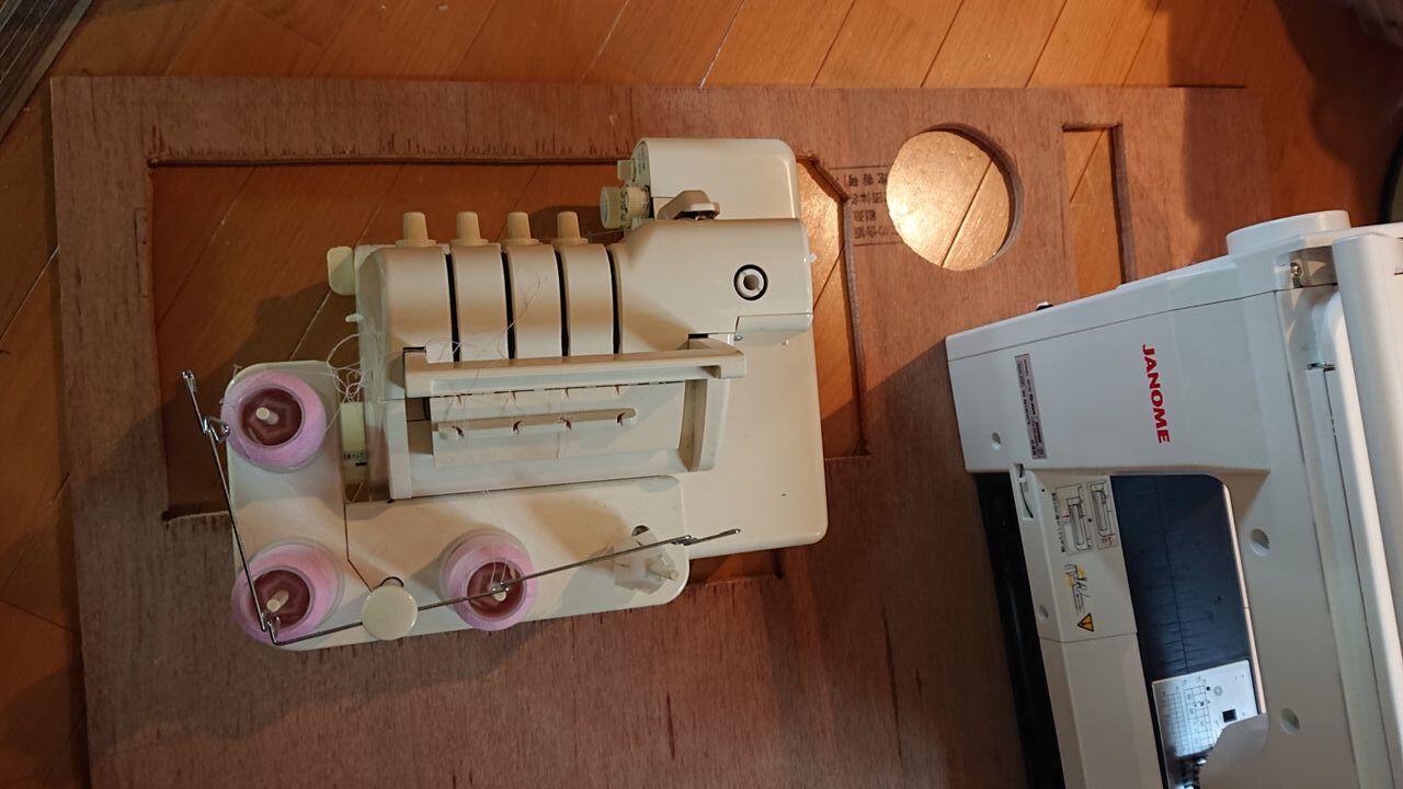 埋め込みミシン台をDIY6・天板を作る ジグソーとトリマー カット台