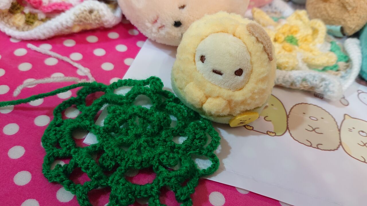 立体花モチーフ3号シバザクラ 芝桜 Hachette Wshinchan 令和