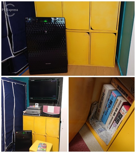 リビングを2つの部屋に区切る 子供部屋編2 家具の修理とニトリのカラーボックスを塗装 Wshinchan 令和