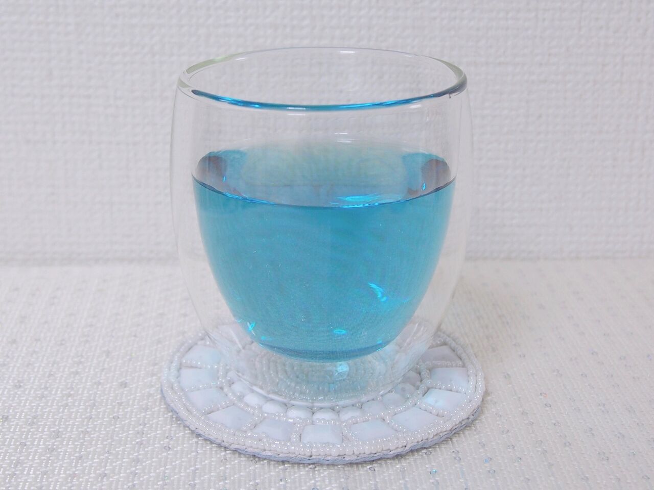 涼しげな青い飲み物 チーム森田の 天気で斬る