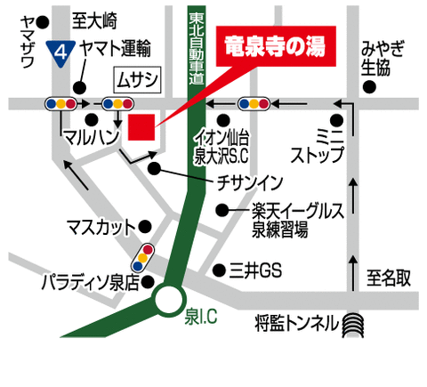 竜泉寺地図