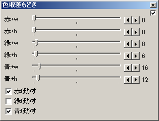 色収差もどき_設定