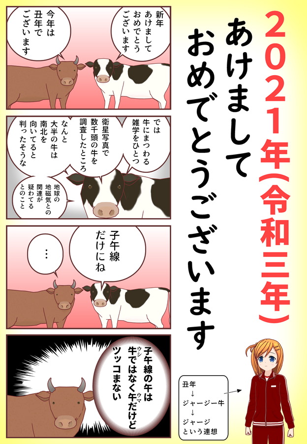 【4コマ漫画】2021年
