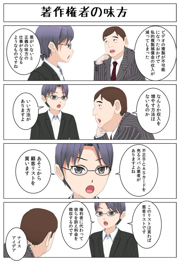 【4コマ】著作権者の味方