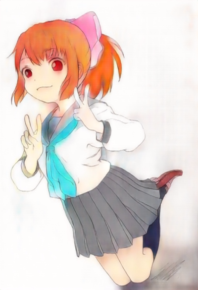 自動着色女の子