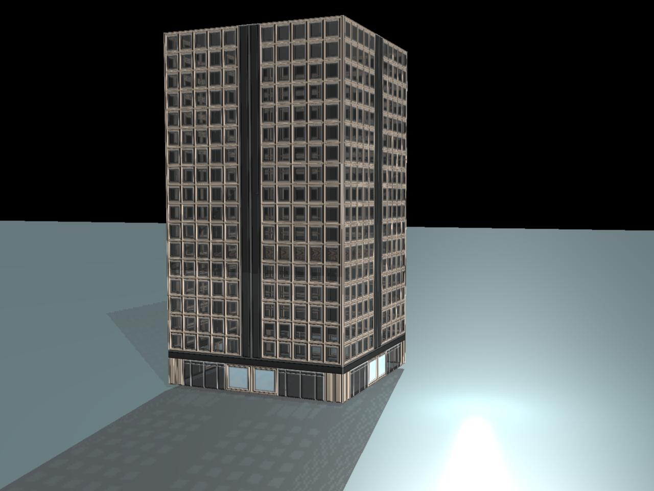 背景に必要な簡単なビル作りました デザイナーな日記 仮