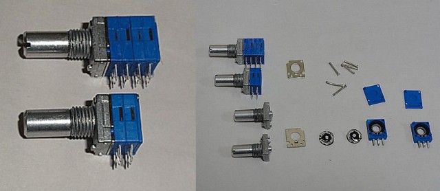 2連ボリュームを4連に改造 フルバランスアンプ X Under Bar