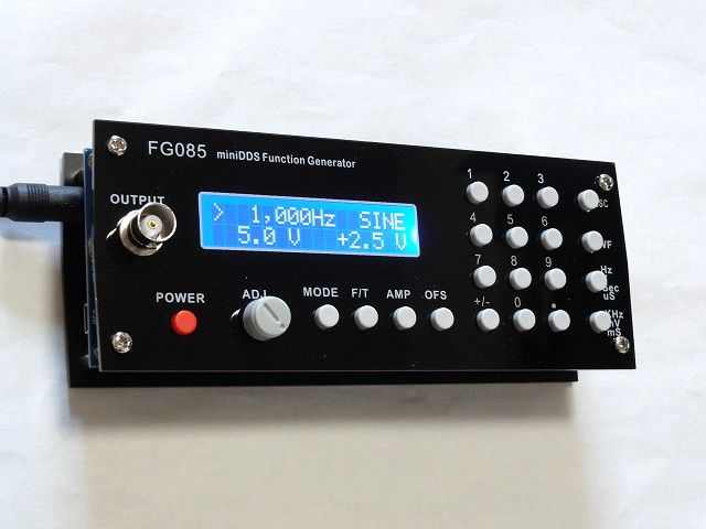 秋月電子のファンクションジェネレータ miniDDSkit : フル 秋月電子のファンクションジェネレータ miniDDSkit : フル