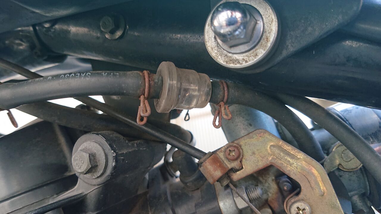 バイク ヘイスト２５０ エンスト ガス欠 笑 Studio H K Works