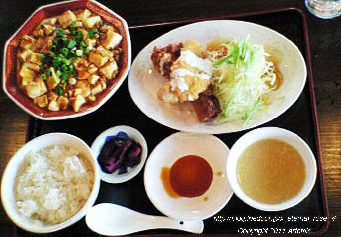 香港仔 竜沙 Hong Kong Chai Ryusa エビチリ 麻婆豆腐ランチ Eternal Rose エターナルローズ