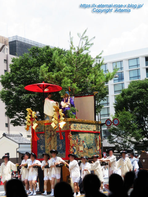 22.7.17.2 祇園祭 白楽天山 四条傘鉾 油天神山  (3)