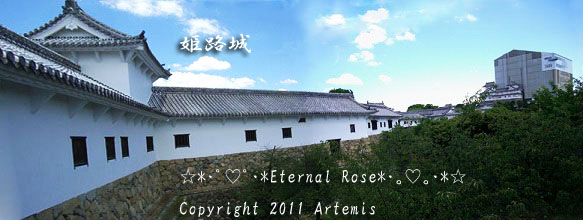 姫路城 西の丸長局 百間廊下 男山 千姫の羽子板 兵庫 大阪バス旅行２０１３ Eternal Rose エターナルローズ