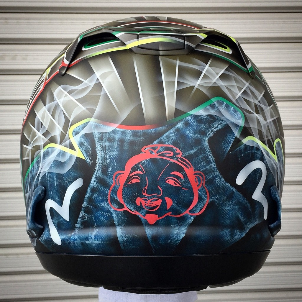 新作ヘルメットペイント Terry The Aki 06 仕様 Flush Artsick Custom Paint World 新作ヘルメットペイント Terry The Aki 06 仕様 Flush Artsick Custom Paint World