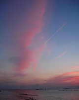 夕日