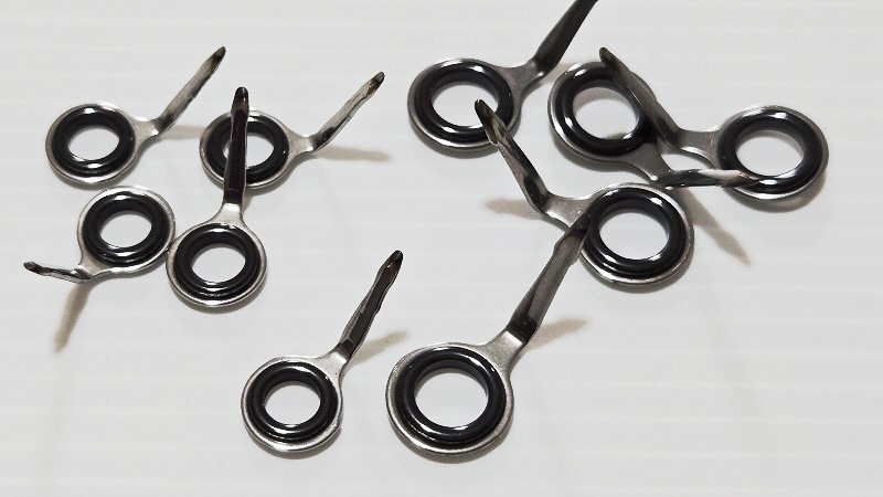 セラミック ワンフットガイド 10ft #5 フライロッド に 取り付け予定