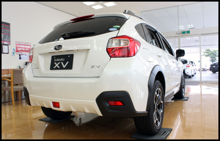 サテンホワイト パールのスバルxv 8r Blog
