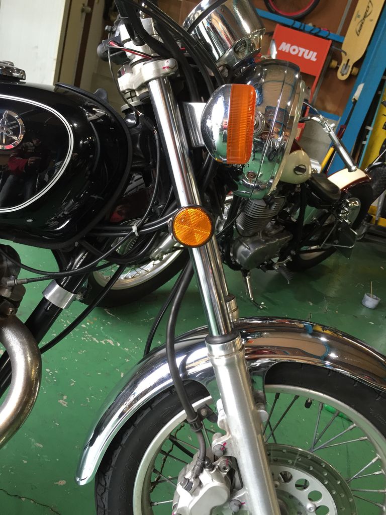 ヤマハ SR400 SR500 初期 型 純正 おっぱい ウインカー レンズ 【公式