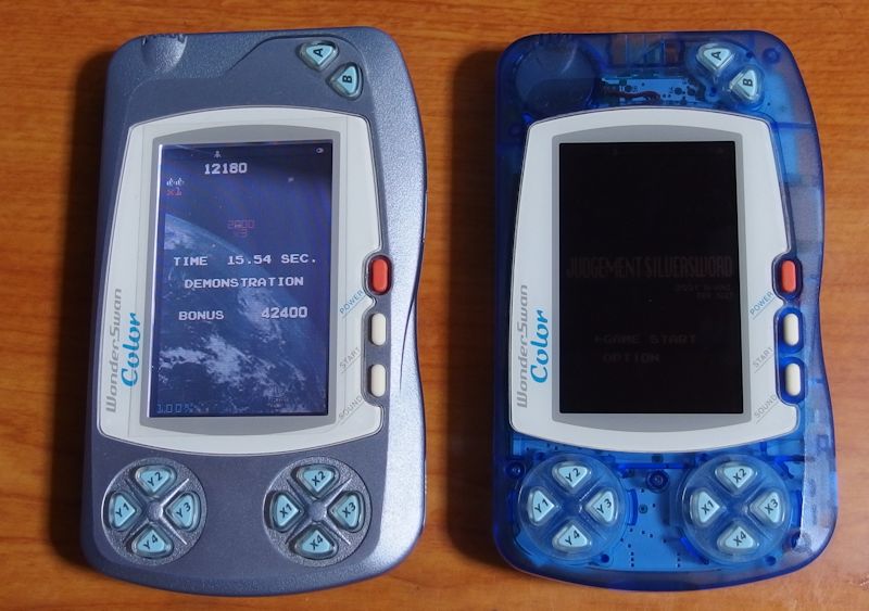 送料込ワンダースワンカラー　WonderSwan colorフロントライト化改装 BANDAI - 送料込ワンダースワンカラー フロントライト