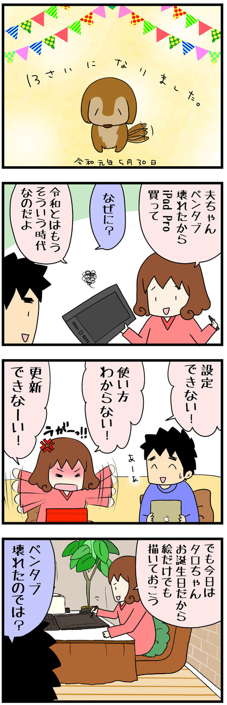 お誕生日おめでとう タロちゃん家 お誕生日おめでとう タロちゃん家