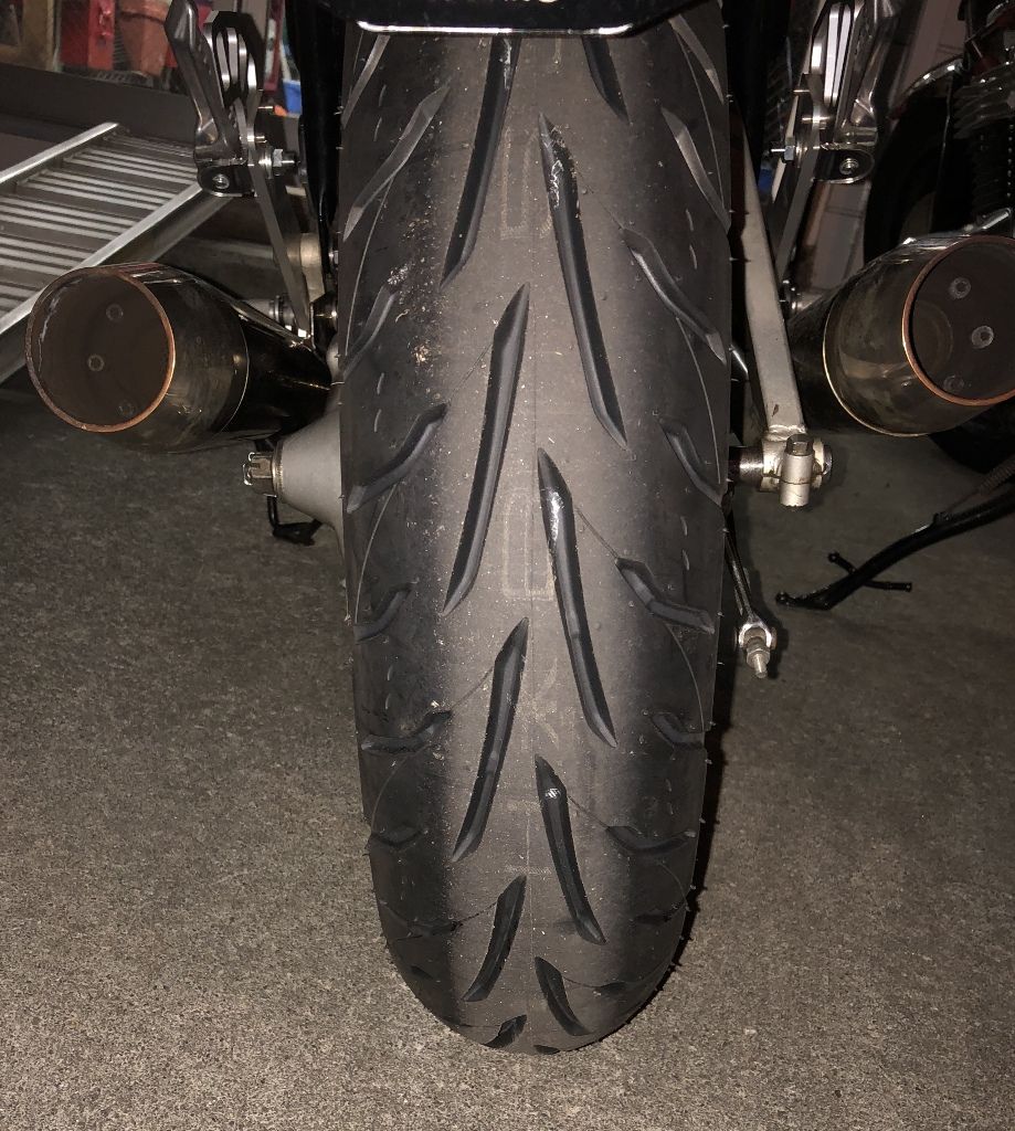 Xv750 ダンロップ Gt601 に履き替え Yamaha Xv750 Custom