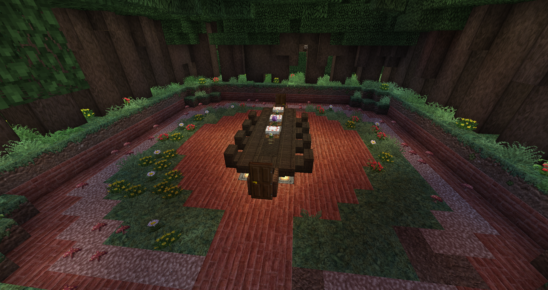 Minecraft りんごさんの建築紹介 マッドハッターの庭 りんごのminecraft