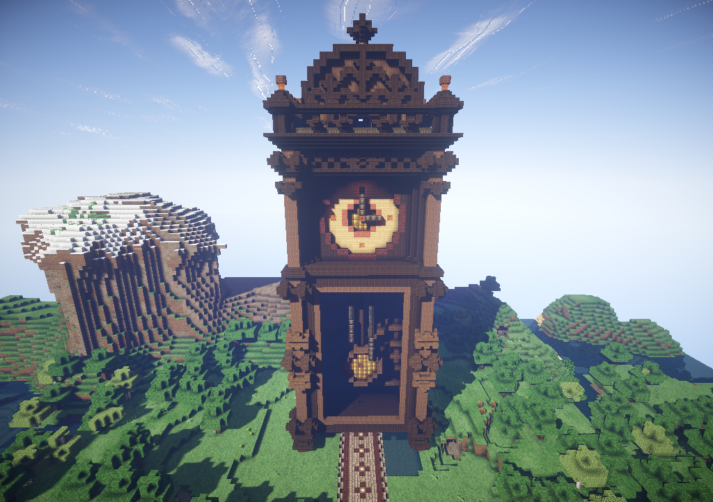 Minecraft りんごさんの建築紹介 時計塔 りんごのminecraft