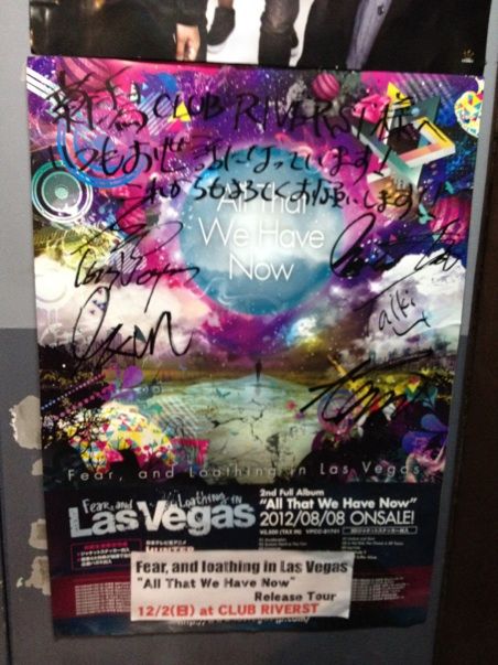12月2日 Fear And Loathing In Las Vegas All That We Have Now Release Tour 新潟riverst Risavegas S Live Record 12月2日 Fear And Loathing In Las Vegas All That We Have Now Release Tour 新潟riverst Risavegas S Live Record