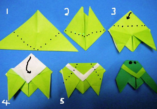 セミ 折り紙 折り方 簡単 無料の折り紙画像