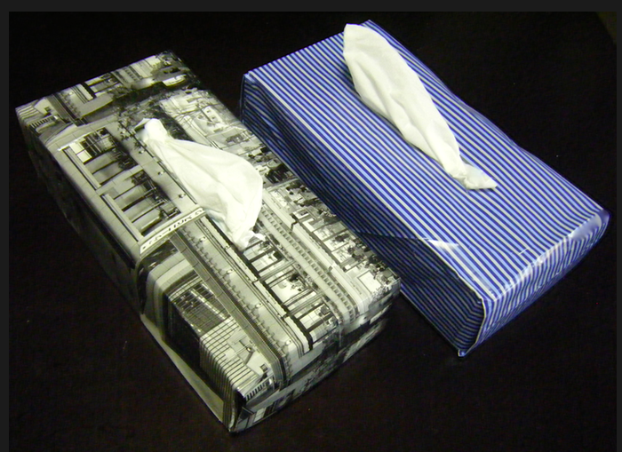 折り紙 ティッシュボックスカバー 永遠の破片