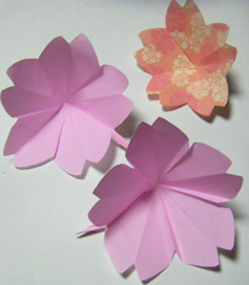 折り紙 桜の折り方 永遠の破片