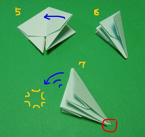 遊べる折り紙 カメラと紙鉄砲 永遠の破片