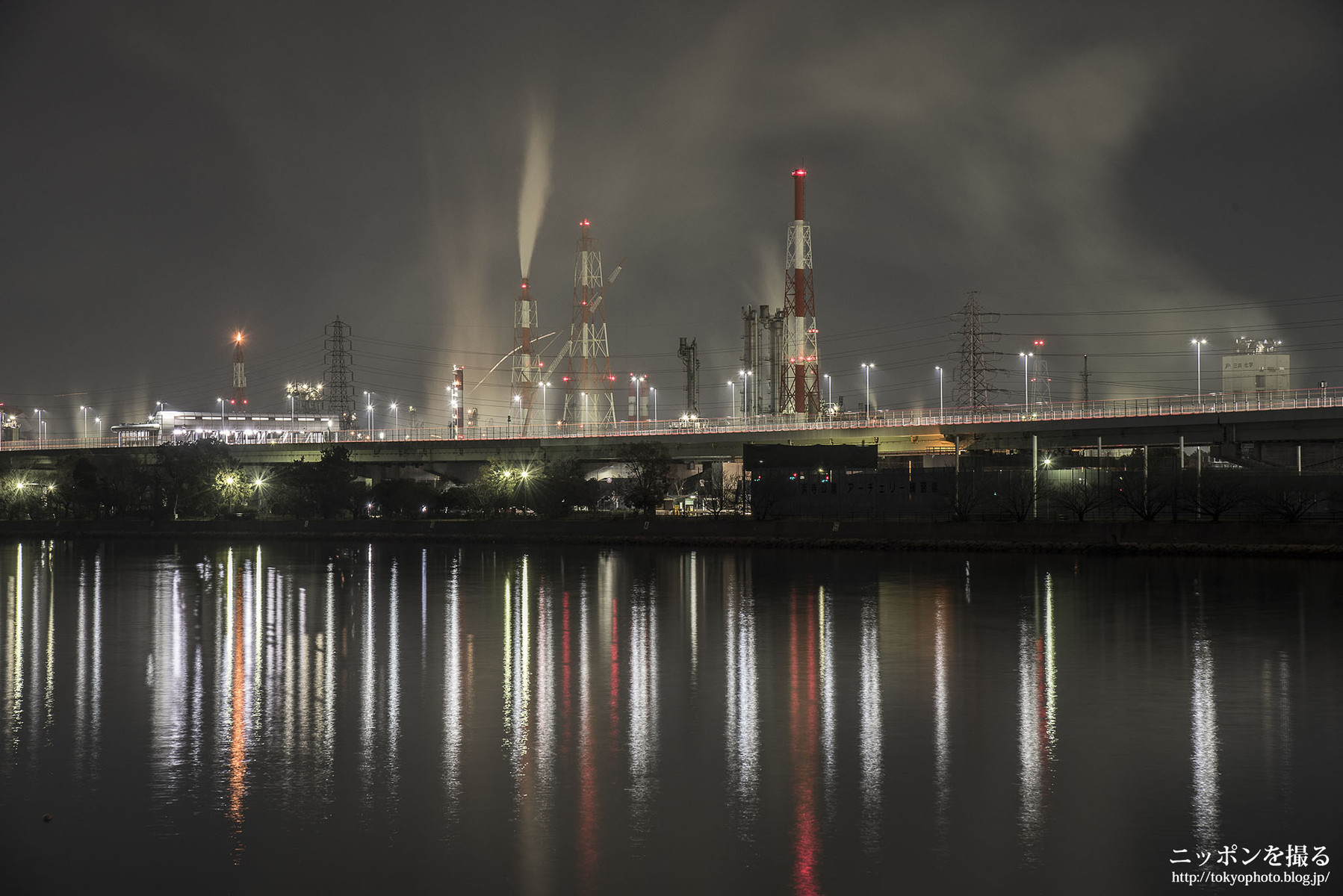浜寺公園と浜寺大橋から堺泉北臨海工業地帯の工場夜景を撮ってきた ニッポンを撮る