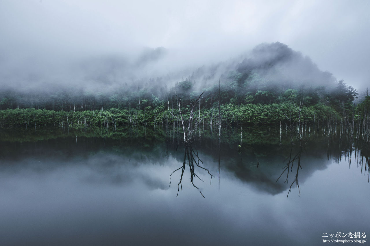 御岳自然湖 地震がうみだした絶景 長野県王滝村 ニッポンを撮る 御岳自然湖 地震がうみだした絶景 長野県王滝村 ニッポンを撮る