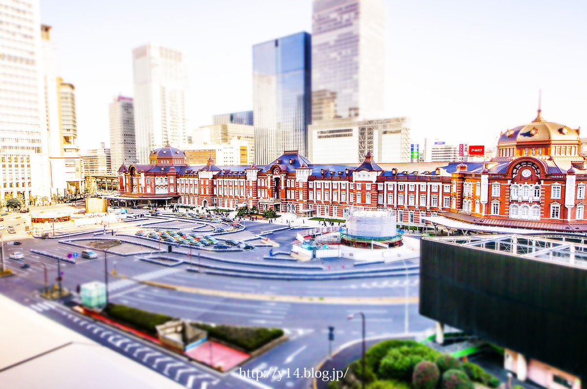 東京駅 ミニチュア東京駅 Y 14 写真撮影紀
