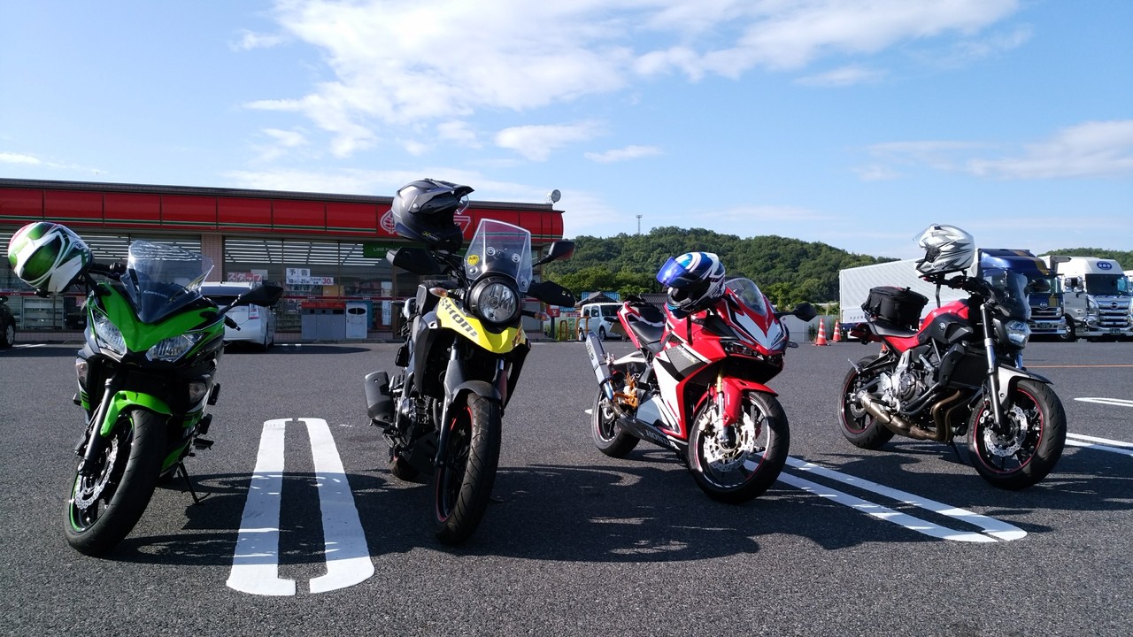 Mtとニコたん バイク女子会初参加 Mt 07と私 走る