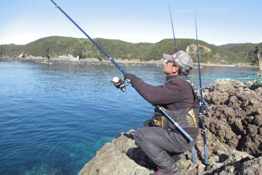和歌山県串本大島の肝パンカワハギの投げ釣り 百戦錬磨