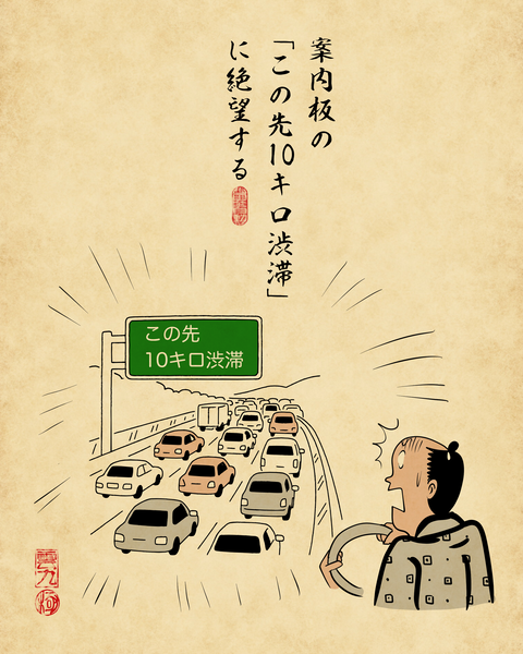 20250430高速道路の渋滞1