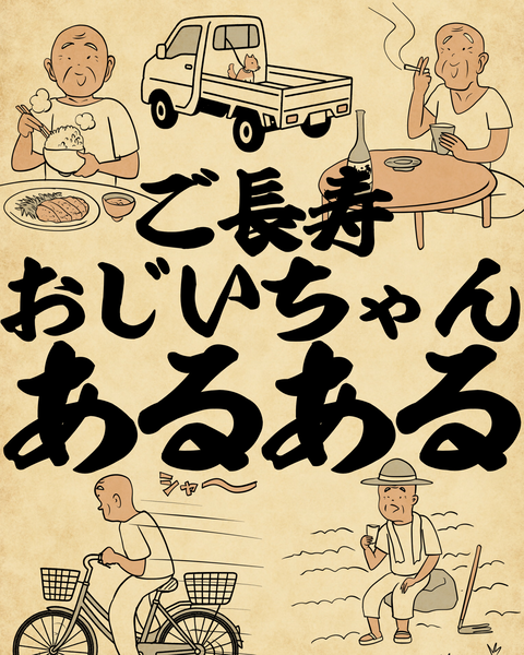 頑張るオヤジページ ご長寿おじいちゃんあるあるでござる : 山田全自動のあるある日記