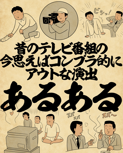 20260518昔のテレビ番組の今思えばコンプラ的にアウトな演出0