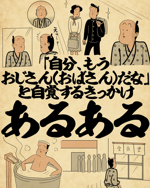 20260521「自分、もうおじさん（おばさん）だな」と自覚するきっかけ0