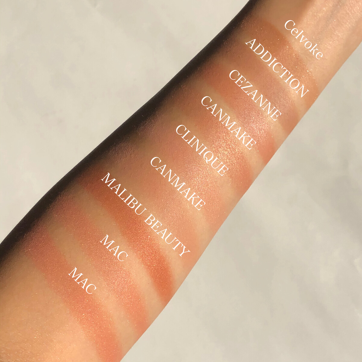 ブラウンチーク９色 現役メイクアップアーティストのコスメブログ