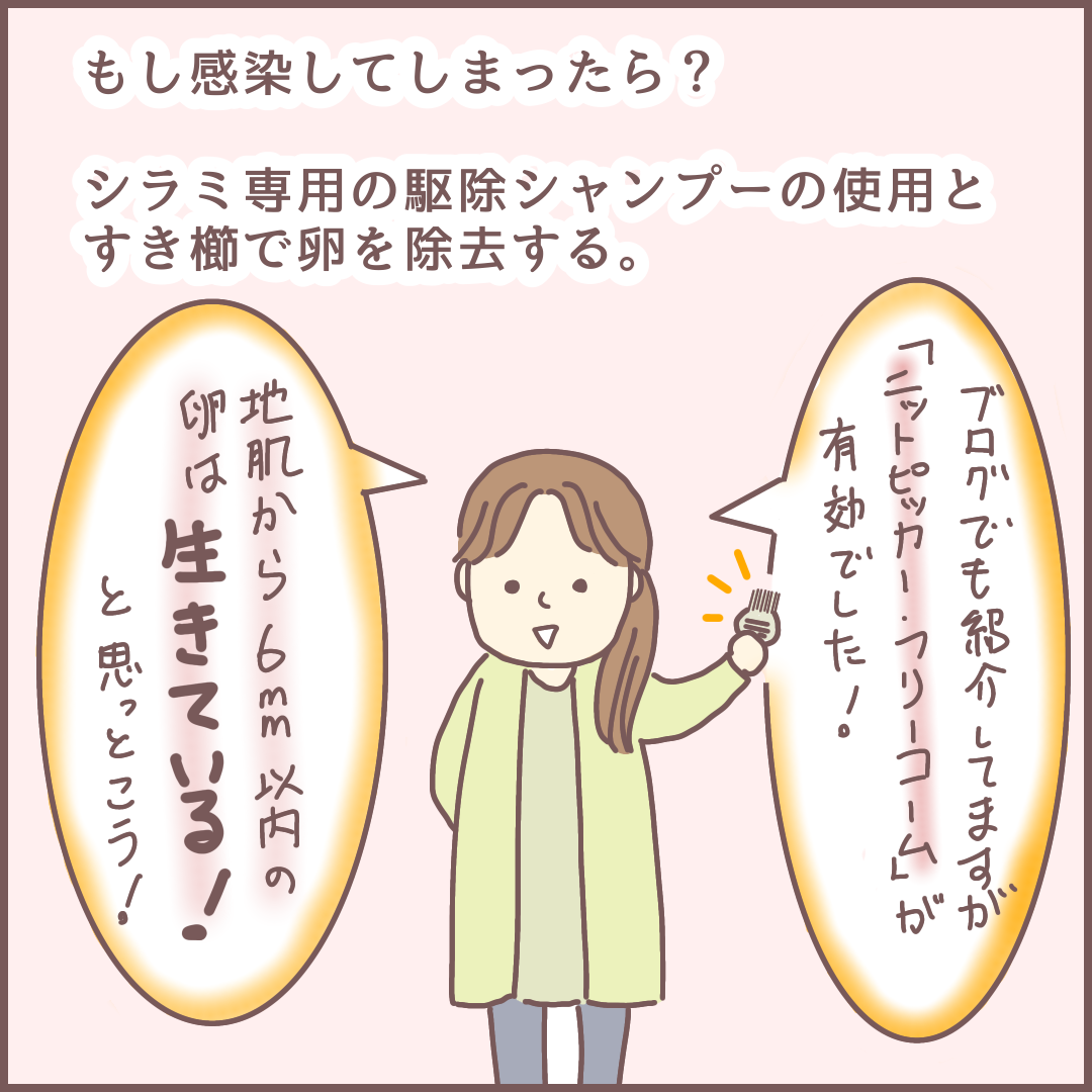 ３姉妹とあたまシラミ まとめ いとっこ３姉妹
