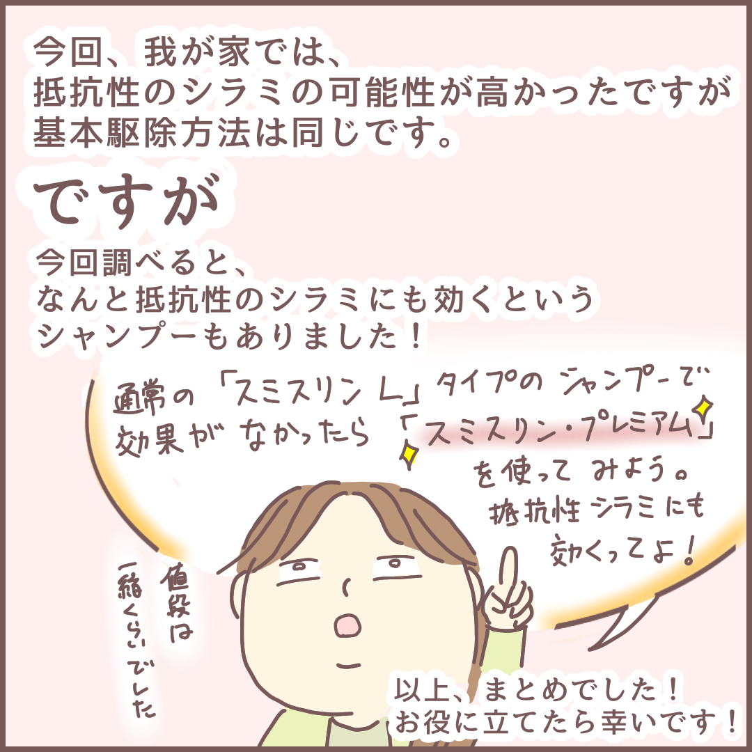 ３姉妹とあたまシラミ まとめ いとっこ３姉妹