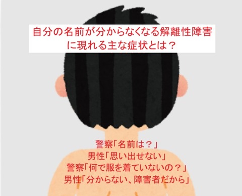 2025.02.22自分の名前が分からなくなる解離性障害に現れる主な症状とは?