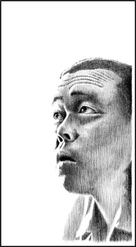 山下清肖像画