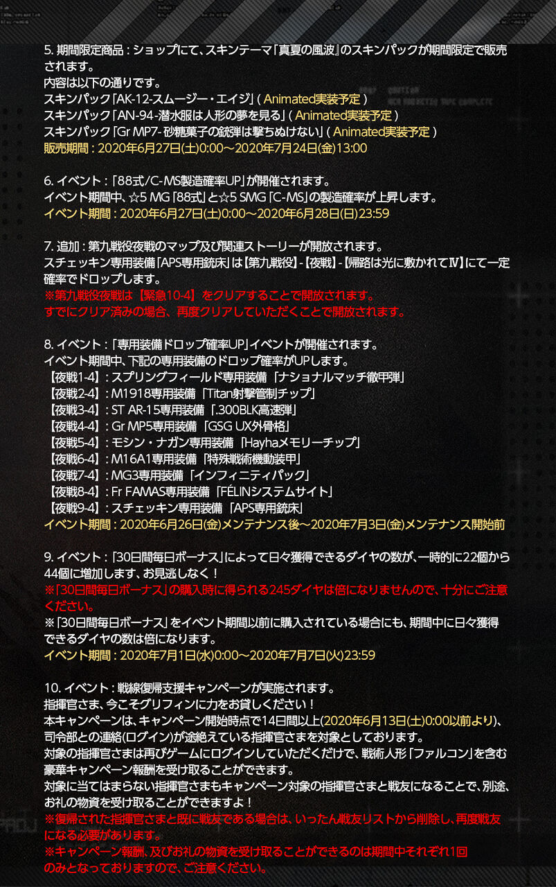 ドルフロ695日目 明日も箱回収は忘れずに 鍋蓋遅報 ドルフロ アクナイ他