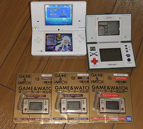 GAME&WATCH ミニソーラーキーホルダー : ゲームとかで現実逃避 GAME&WATCH ミニソーラーキーホルダー : ゲームとかで現実逃避